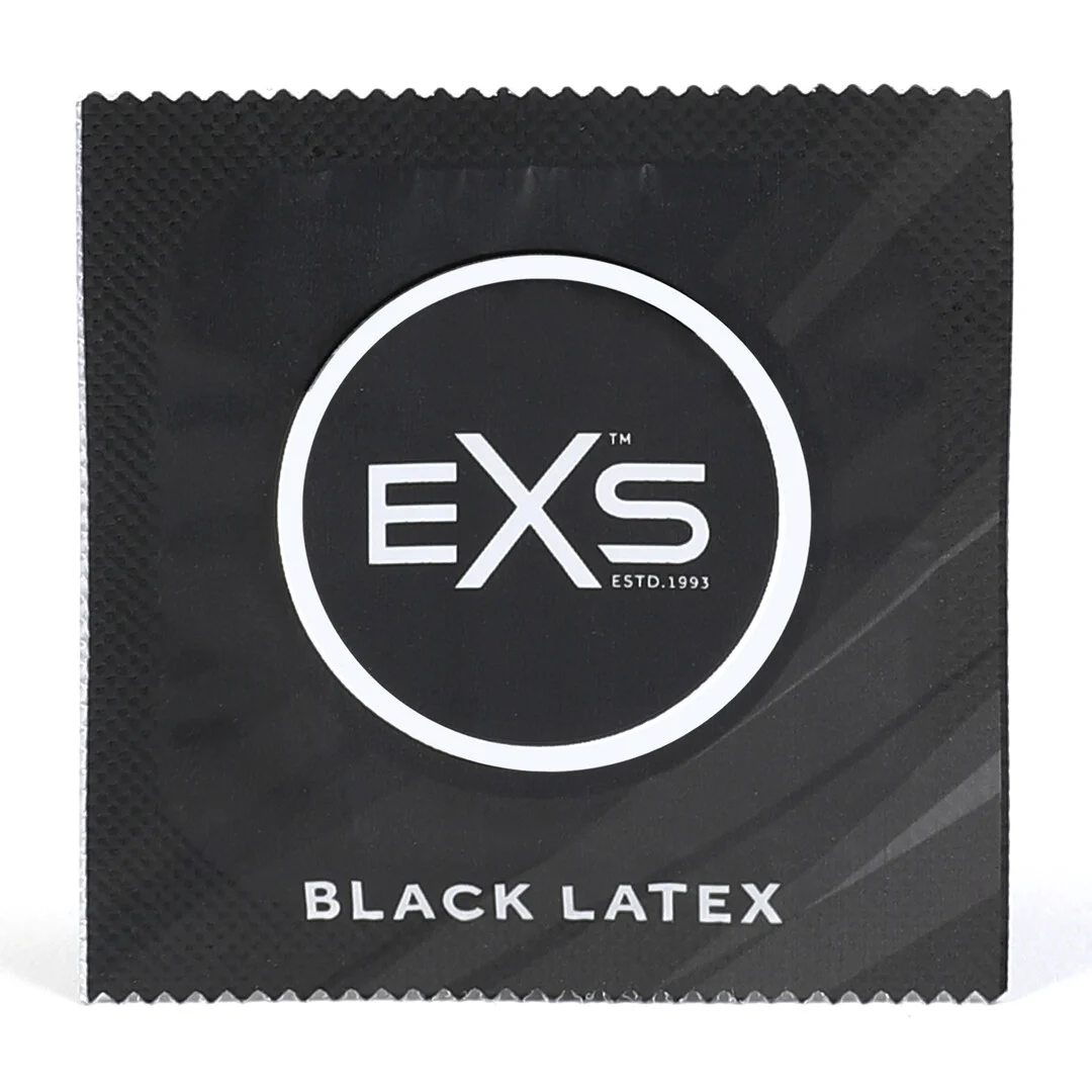 Préservatifs EXS Black Latex, 48 pièces