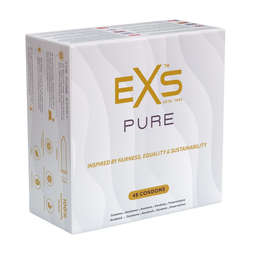 Préservatifs ultrafins, 48 unités, EXS Pure – Image 2