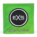 Préservatifs EXS Ribbed and Dotted, 48 pièces