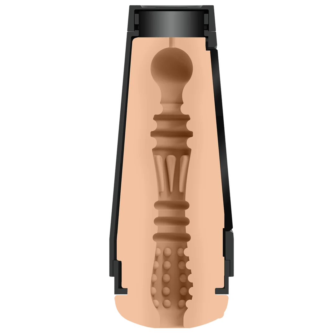 Masturbateur vaginal avec coque de rangement rigide – Pussy – Image 3