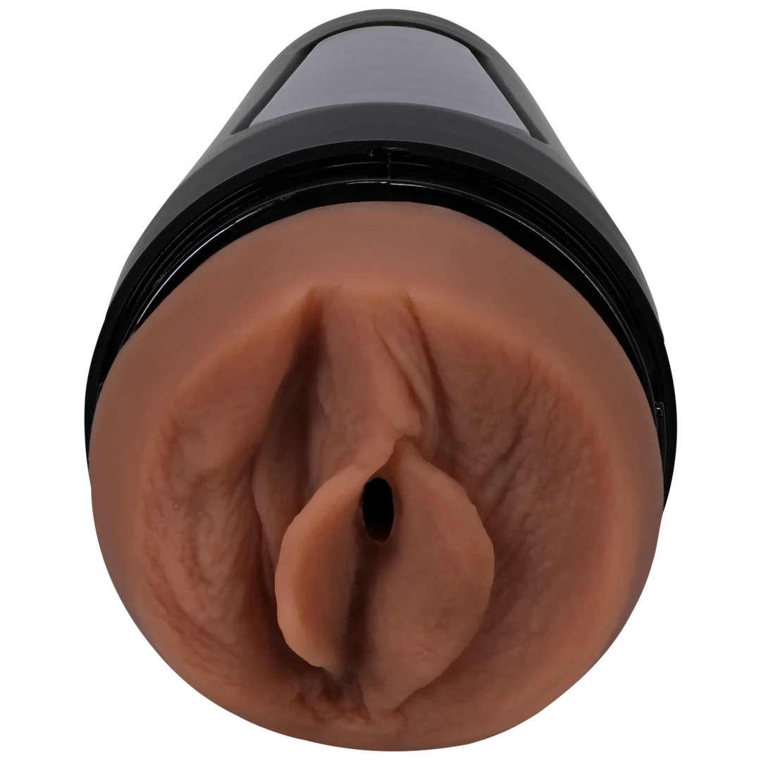 Masturbateur vaginal à la texture réaliste, caramel – Image 4