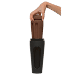 Masturbatrice vaginale avec coque rigide, coloris vanille – Image 6