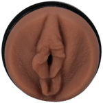 Masturbatrice vaginale avec coque rigide, coloris vanille – Image 2