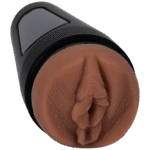 Masturbatrice vaginale avec coque rigide, coloris vanille – Image 3