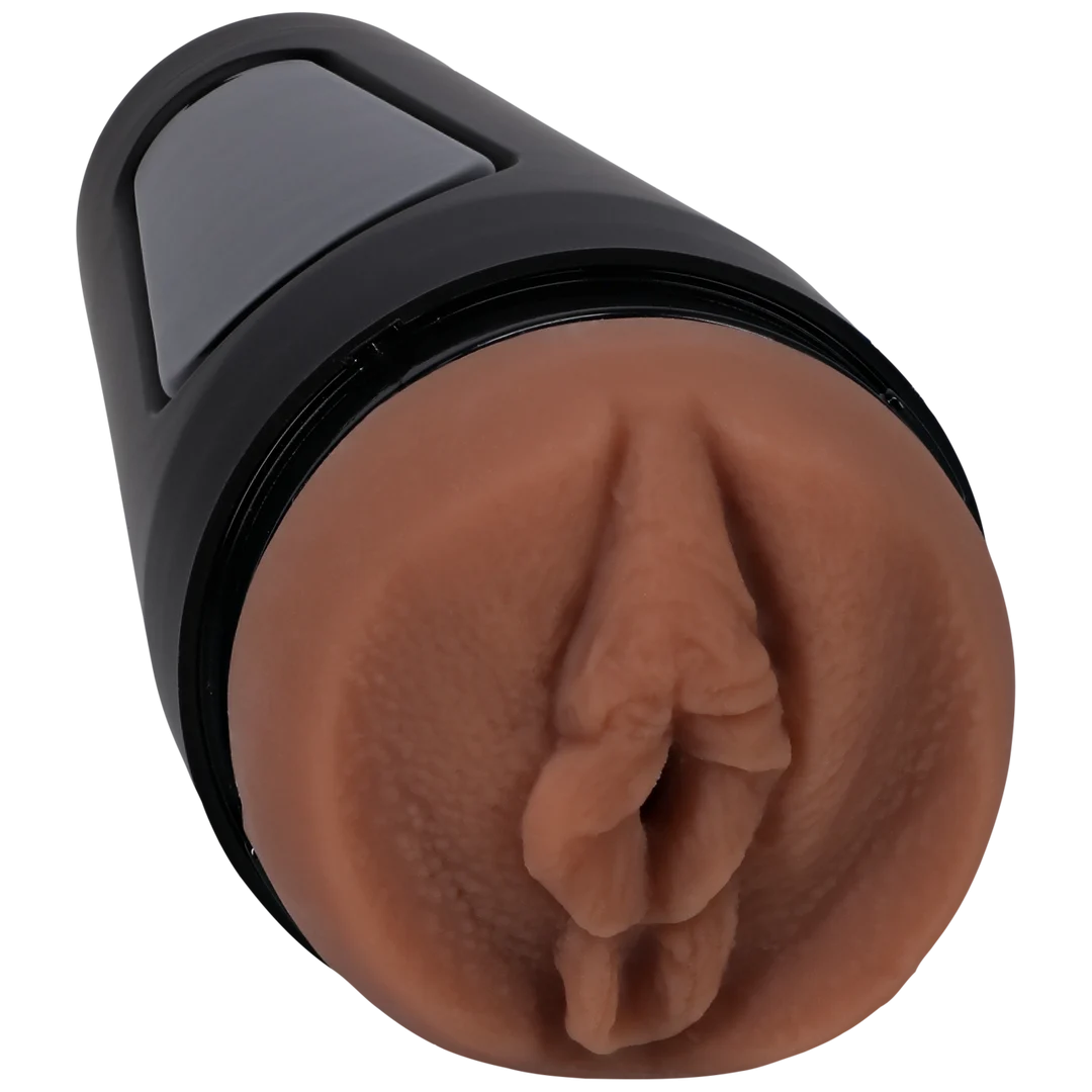 Masturbatrice vaginale avec coque rigide, coloris vanille – Image 3
