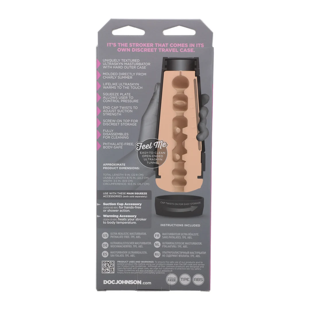 Masturbateur vaginal avec aspiration réglable – Vanille – Image 2