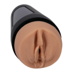 Masturbateur vaginal avec aspiration réglable – Vanille – Image 3