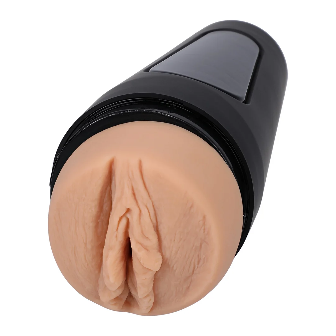 Masturbateur vaginal à pression réglable – Vanille – Image 5