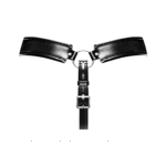 String pour homme avec cage de chasteté et poche en similicuir, pour un look kinky – Male Power – Image 3