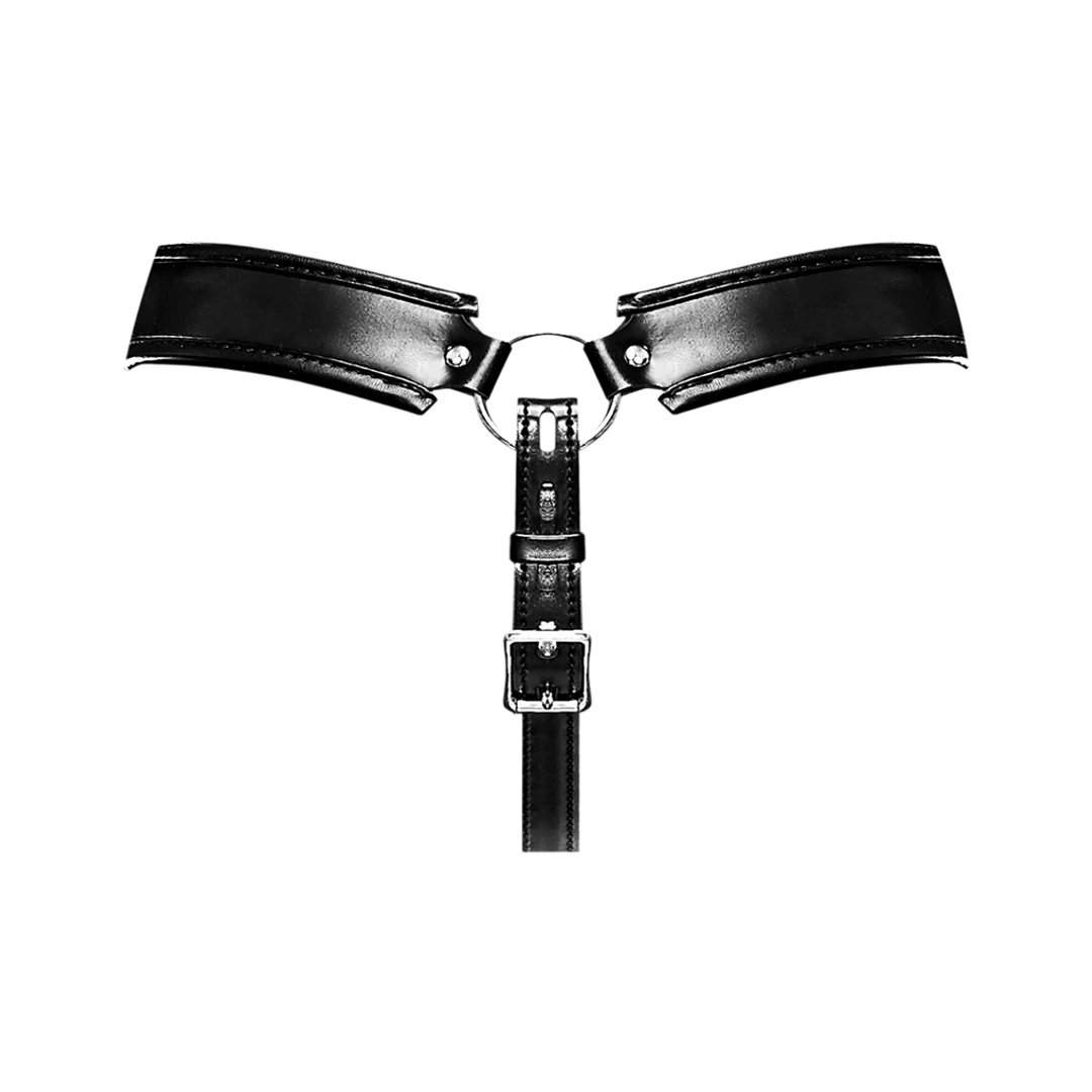 String pour homme avec cage de chasteté et poche en similicuir, pour un look kinky – Male Power – Image 3