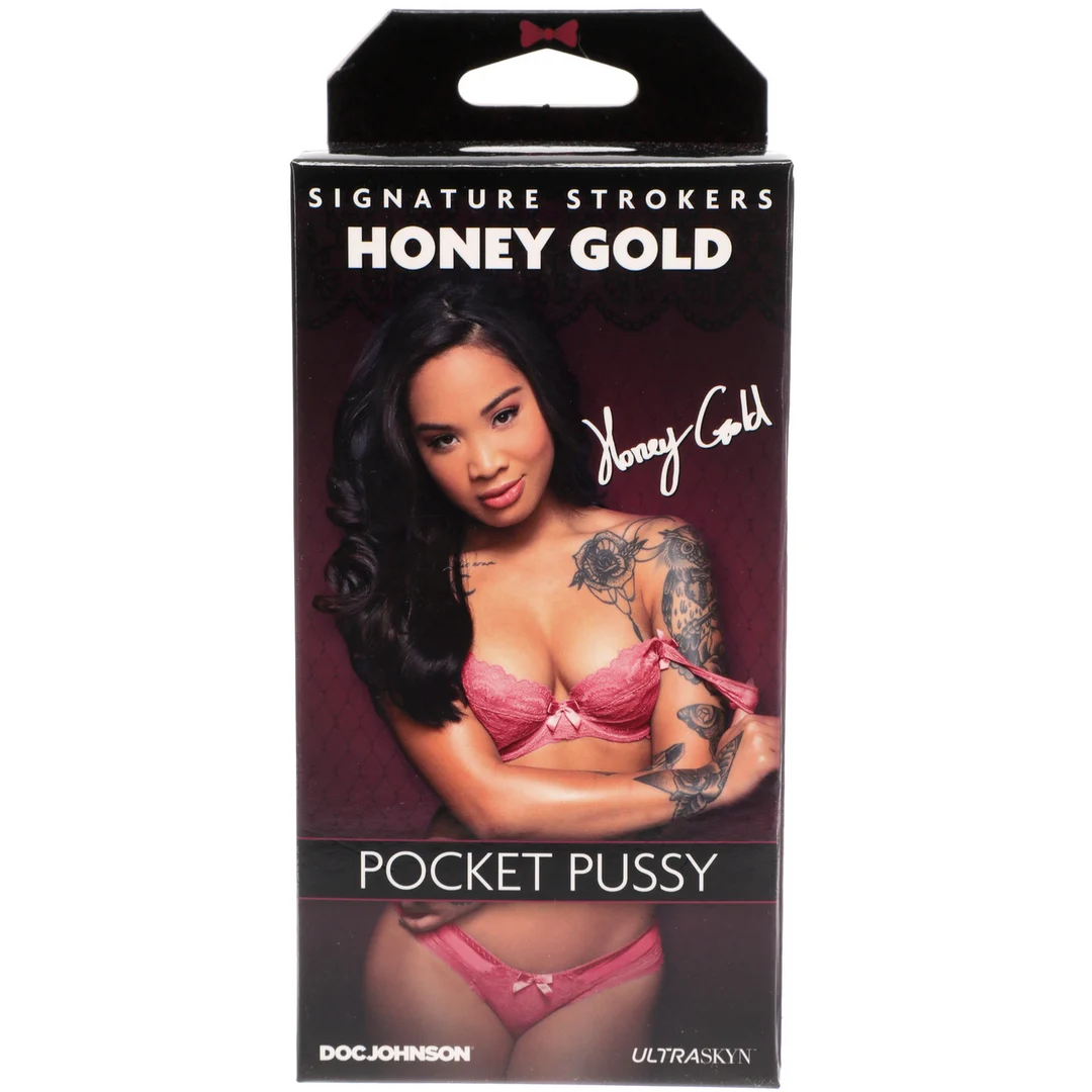Doc Johnson Honey Gold ULTRASKYN Pocket Pussy – Image 2