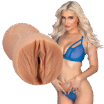 Masturbateur vaginal avec intérieur texturé – Vanille – Image 5