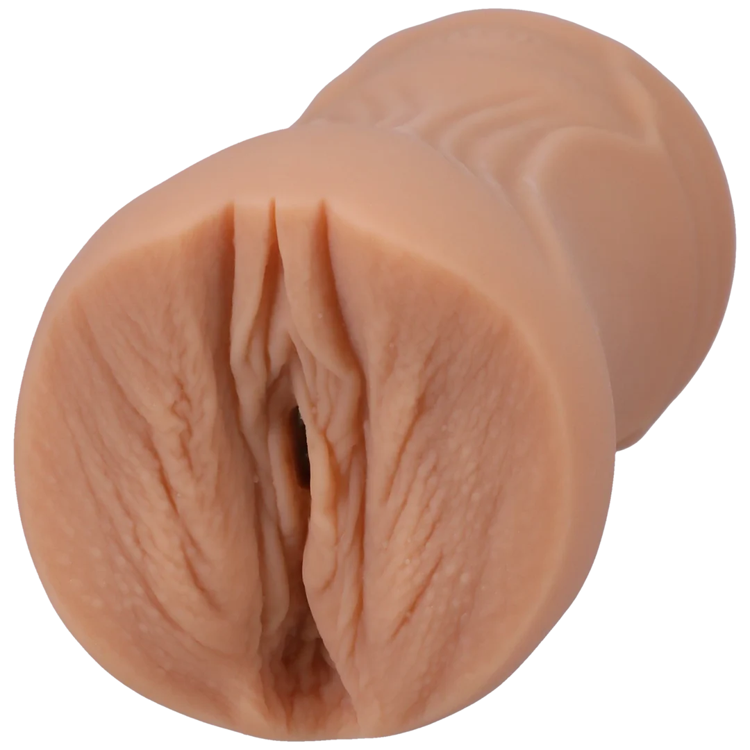 Masturbateur vaginal avec intérieur texturé – Vanille – Image 2