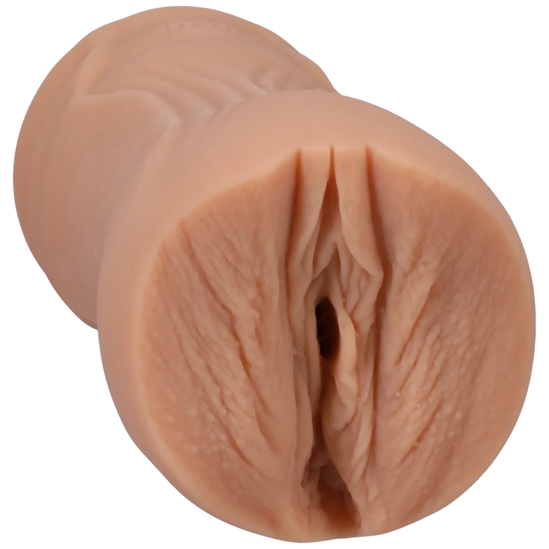 Masturbateur vaginal avec intérieur texturé – Vanille – Image 4