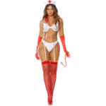Lingerie de jeu de rôle au séduisant style d’infirmière pour des soirées espiègles – LIN – Image 5