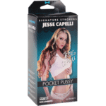 Masturbateur vaginal à intérieur nervuré, gaine ULTRASKYN