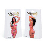 Lingerie de jeu de rôle avec haut en dentelle et string assorti pour un look séduisant, LIN