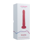 Vibromasseur à mouvements de va et vient et vibrations contrôlés par application, rouge Lovense Lovense