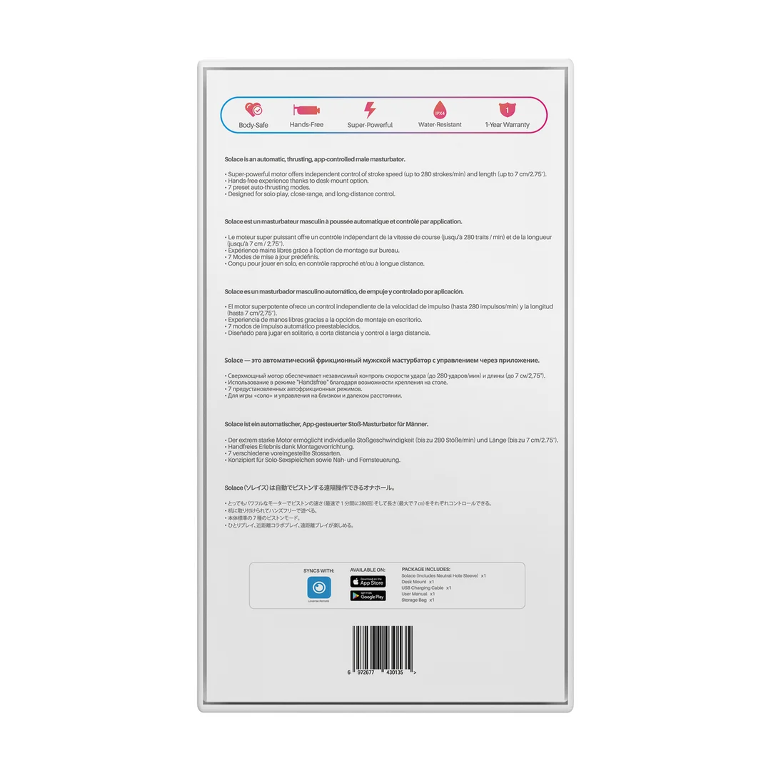 Masturbateur automatique avec contrôle par application, noir – Image 2