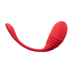 Œuf vibrant Lovense rouge, contrôlé par application, avec mouvements de poussée intenses – Image 3