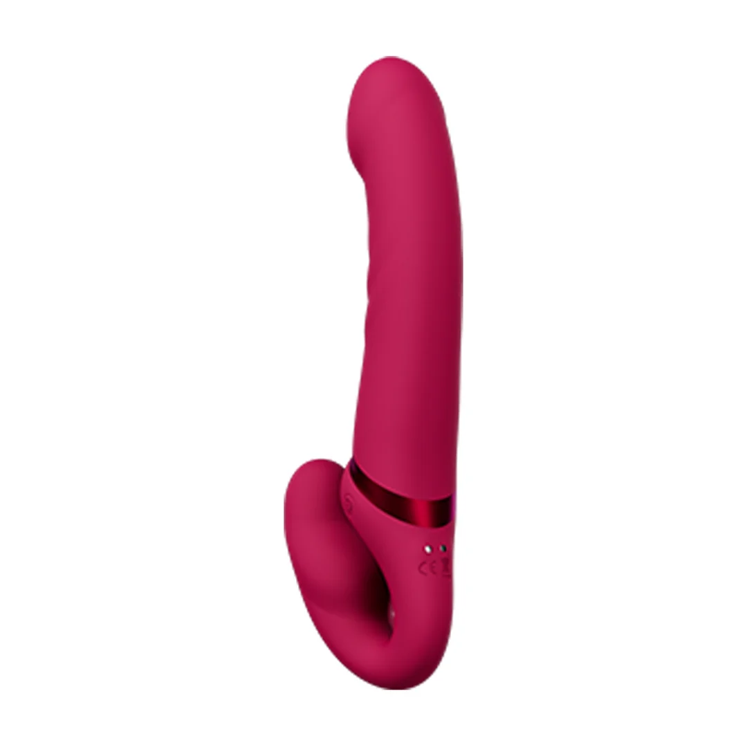Gode ceinture sans harnais à col ajustable – Lapis – Image 4
