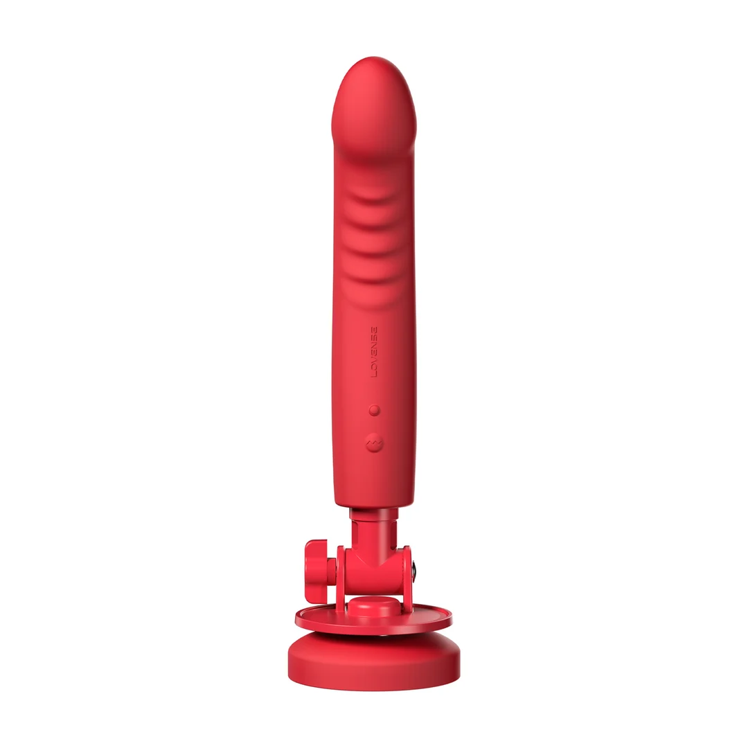 Vibromasseur | Touch Sense avec ventouse, mains libres | Lovense rouge Lovense – Image 3