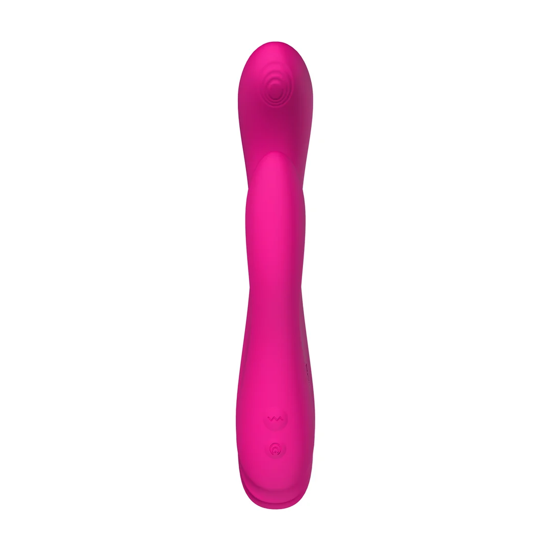 Vibromasseur rabbit – oscillant, chauffant et avec télécommande – Lovense, rose Lovense – Image 3