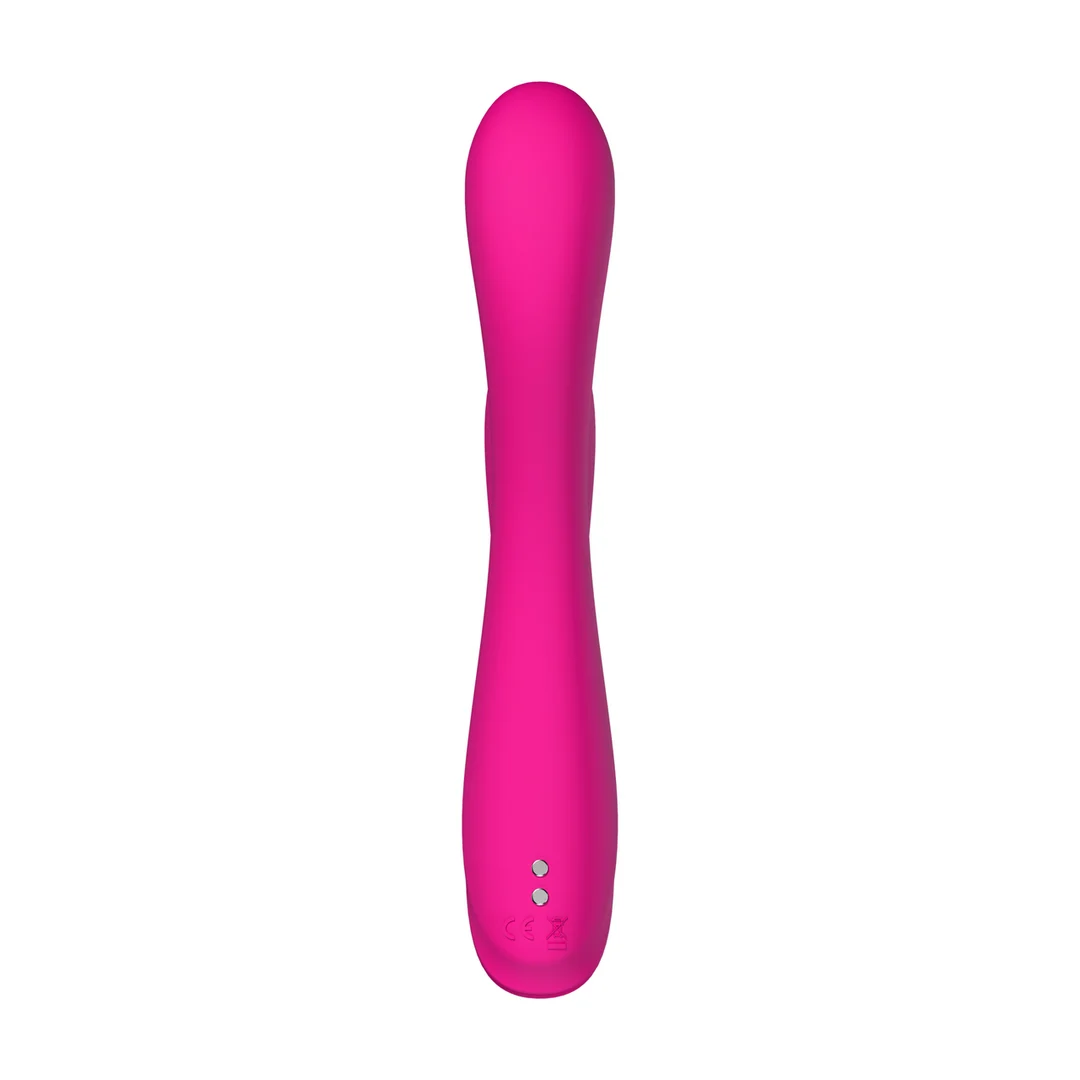 Vibromasseur rabbit – oscillant, chauffant et avec télécommande – Lovense, rose Lovense – Image 5