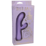 Vibromasseur rabbit rechargeable en silicone Aura