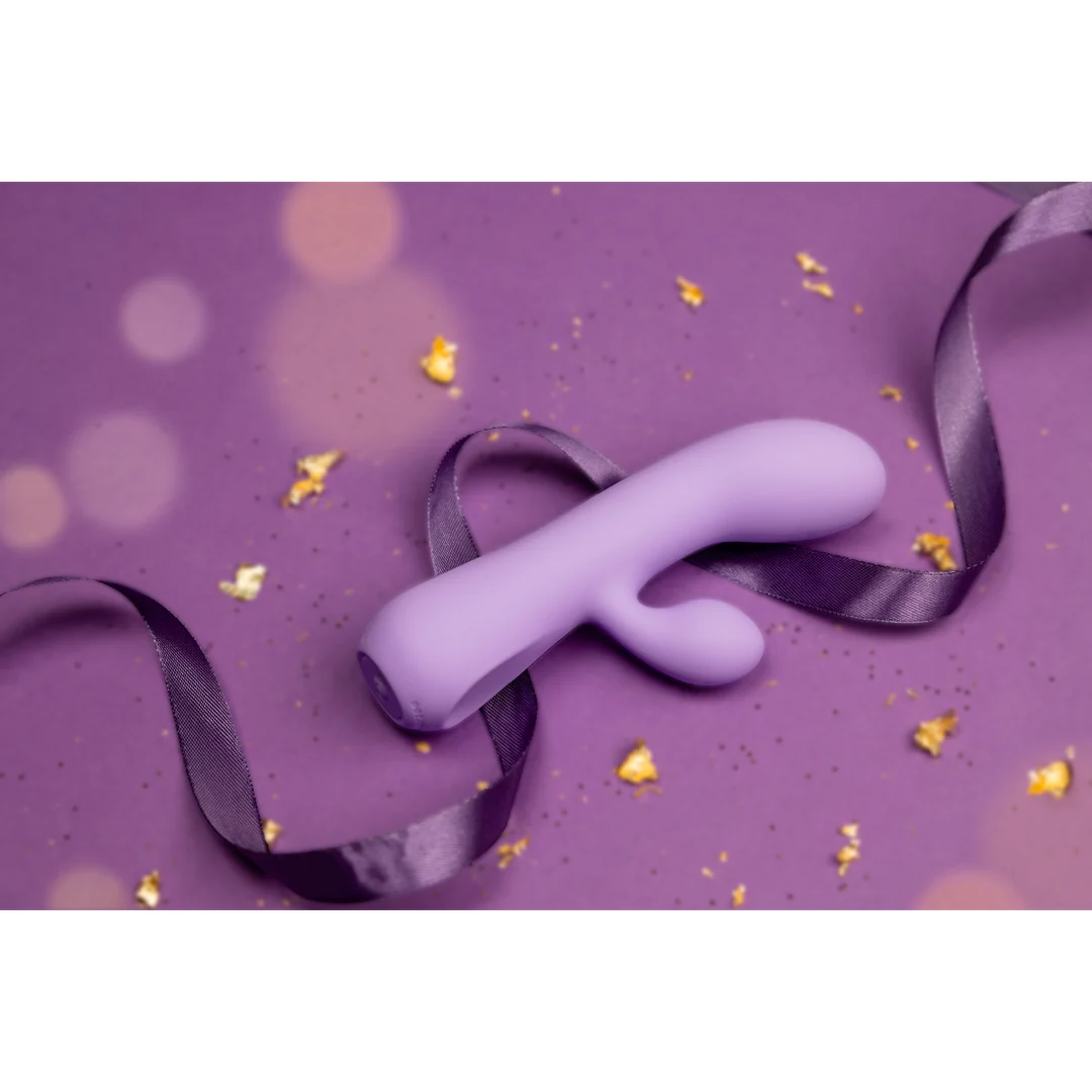 Vibromasseur rabbit rechargeable en silicone Aura – Image 3