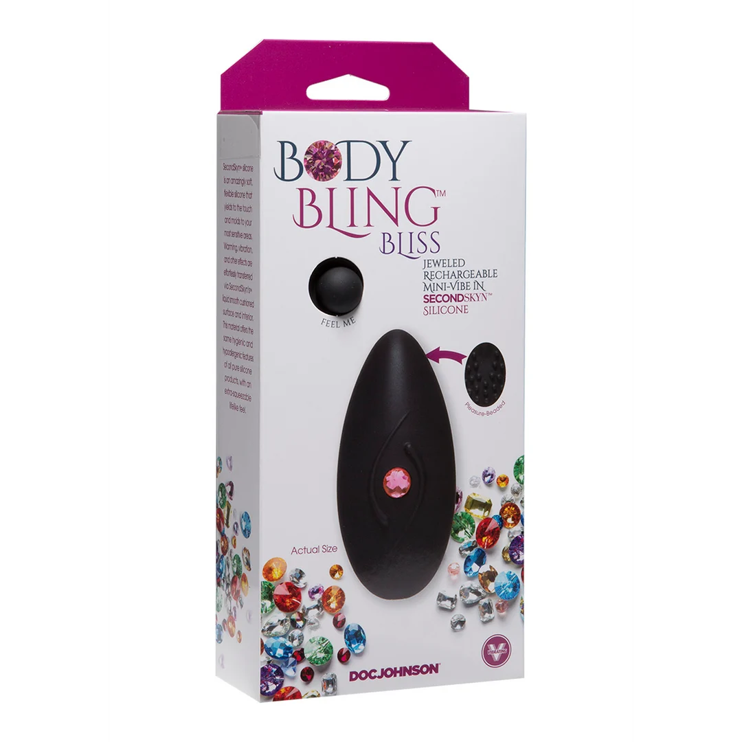 7018-01-BX-2 Doc Johnson Bliss mini vibromasseur flexible – Image 1