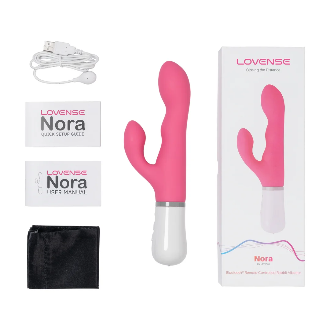 Vibromasseur rabbit – télécommande Bluetooth – Lovense rose Lovense – Image 3