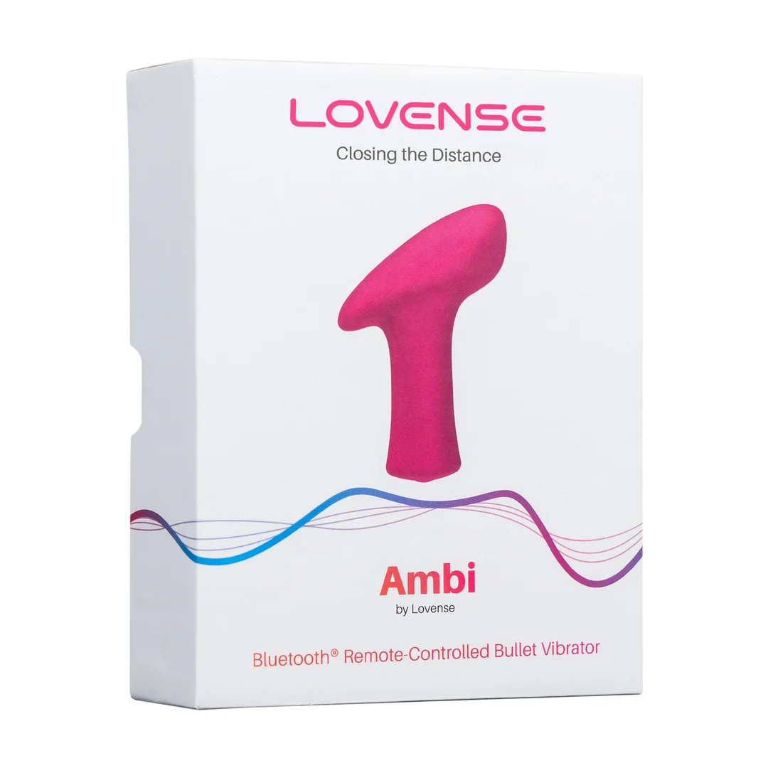 Vibromasseur bullet contrôlé par application, avec large surface de contact incurvée, rose Lovense – Image 1