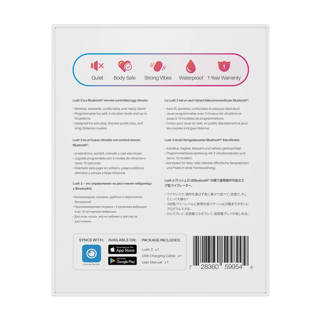 Œuf vibrant portable contrôlé par application – Lovense rose Lovense – Image 2