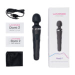 Wand vibrante pilotée par application Bluetooth – Lovense Domi 2 noire Lovense – Image 3