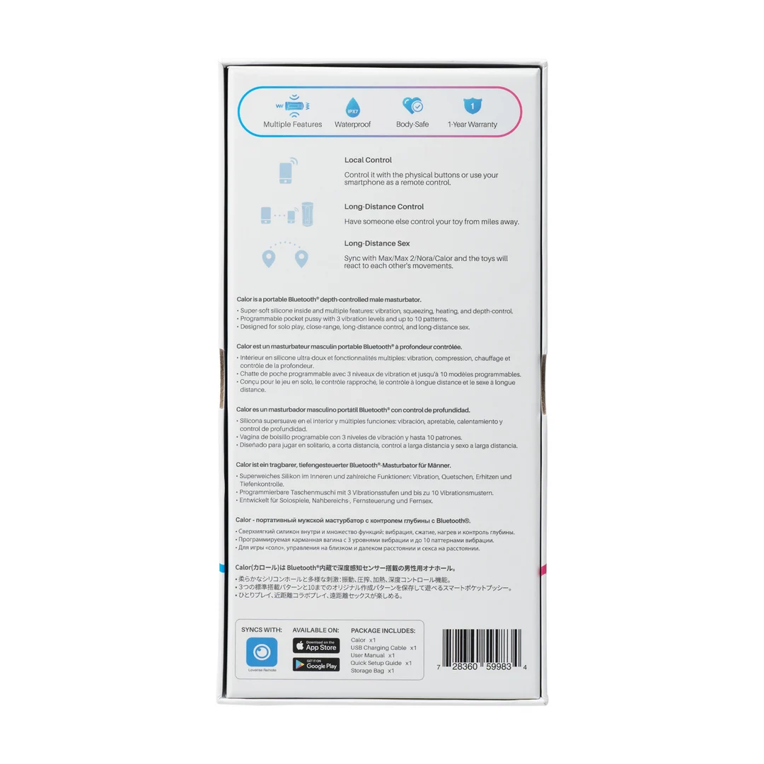 Masturbateur vaginal avec télécommande Bluetooth – Noir – Image 2