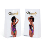 Body Mapalé à imprimé floral noir – Image 13