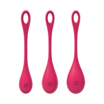Set de boules de Kegel à texture douce – Yoni Power 1 - Kegel Ball Set - rouge – Image 2
