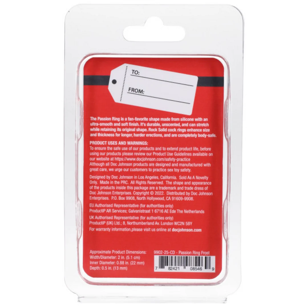 Anneau pénien non vibrant en silicone extensible – Édition fêtes – Image 2
