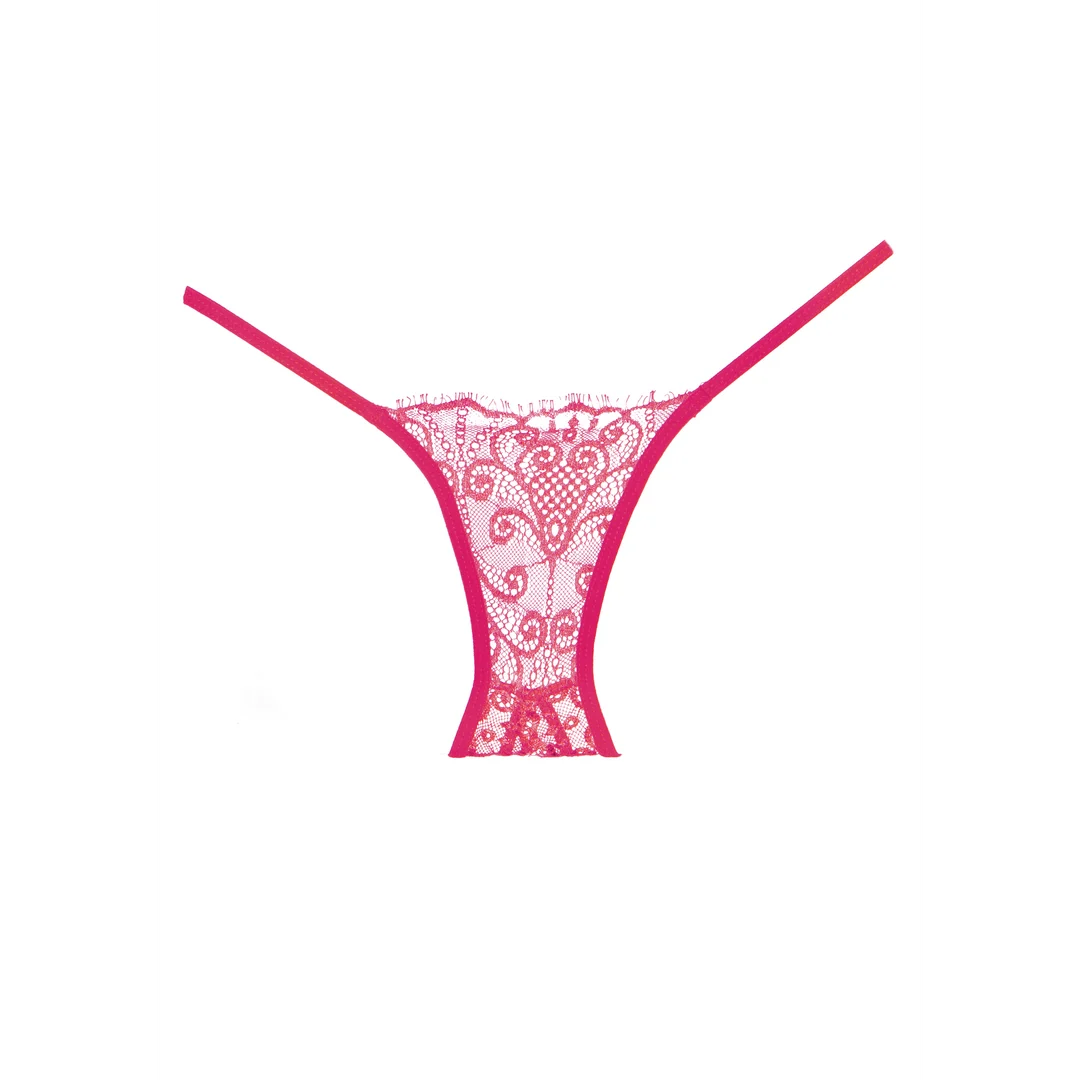 Allure Enchanted Belle culotte sans entrejambe noire – Image 4