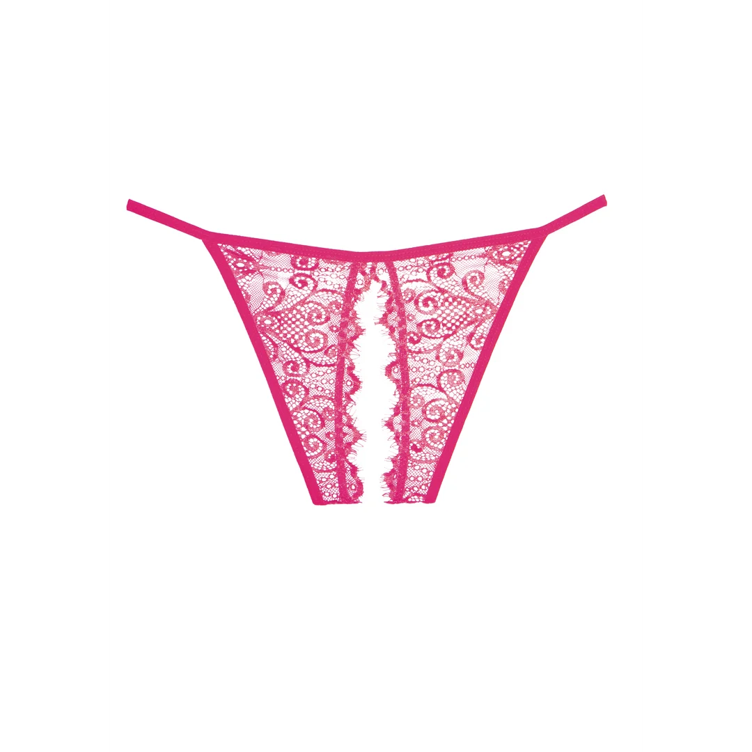 Allure Enchanted Belle culotte sans entrejambe noire – Image 5