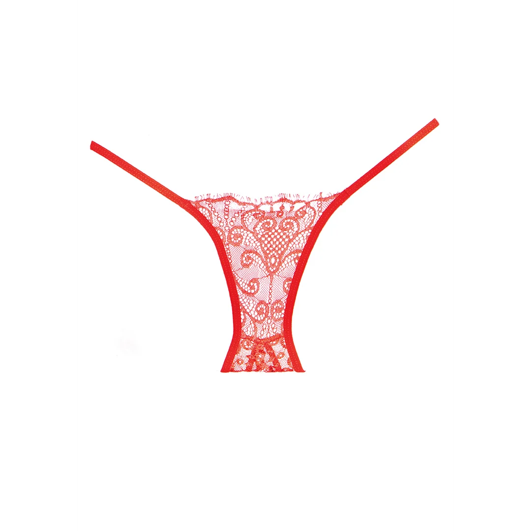 Allure Enchanted Belle culotte sans entrejambe noire – Image 7