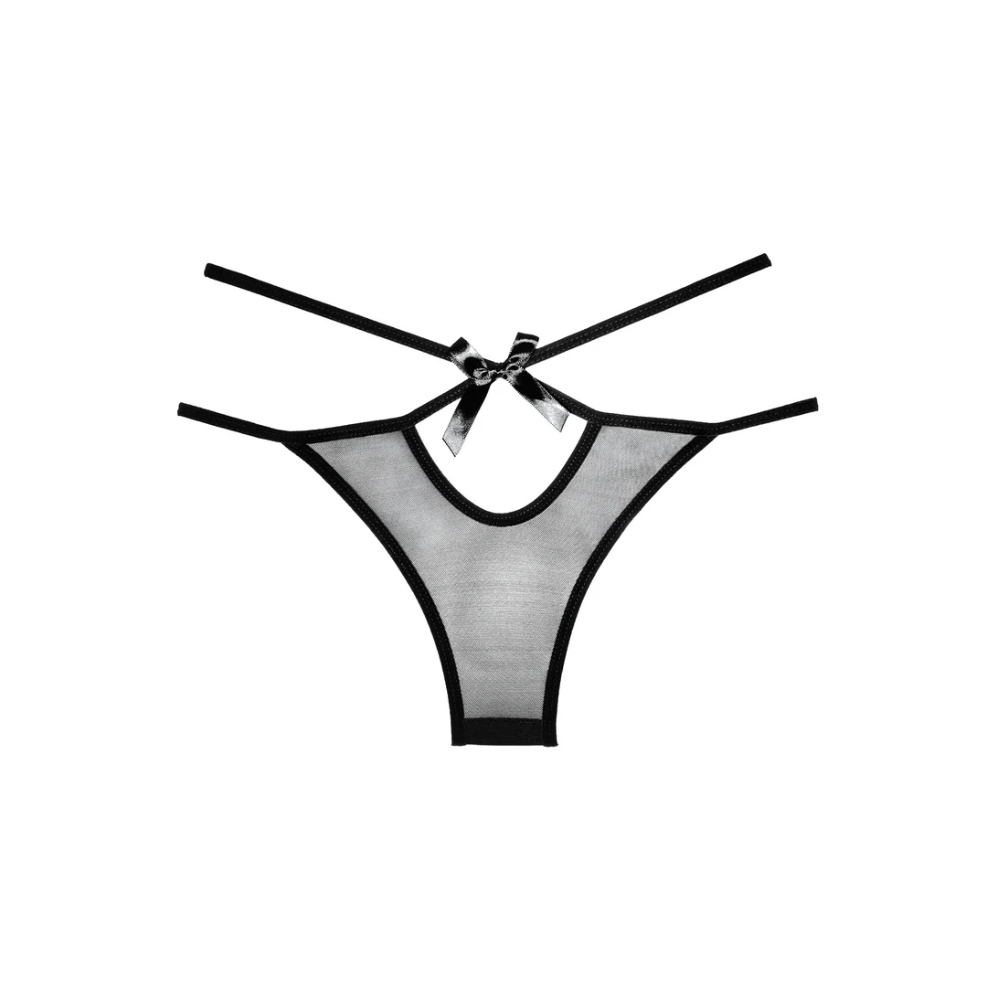 Collant transparent à lanières pour un look espiègle – Naughty Vanilla – Image 2