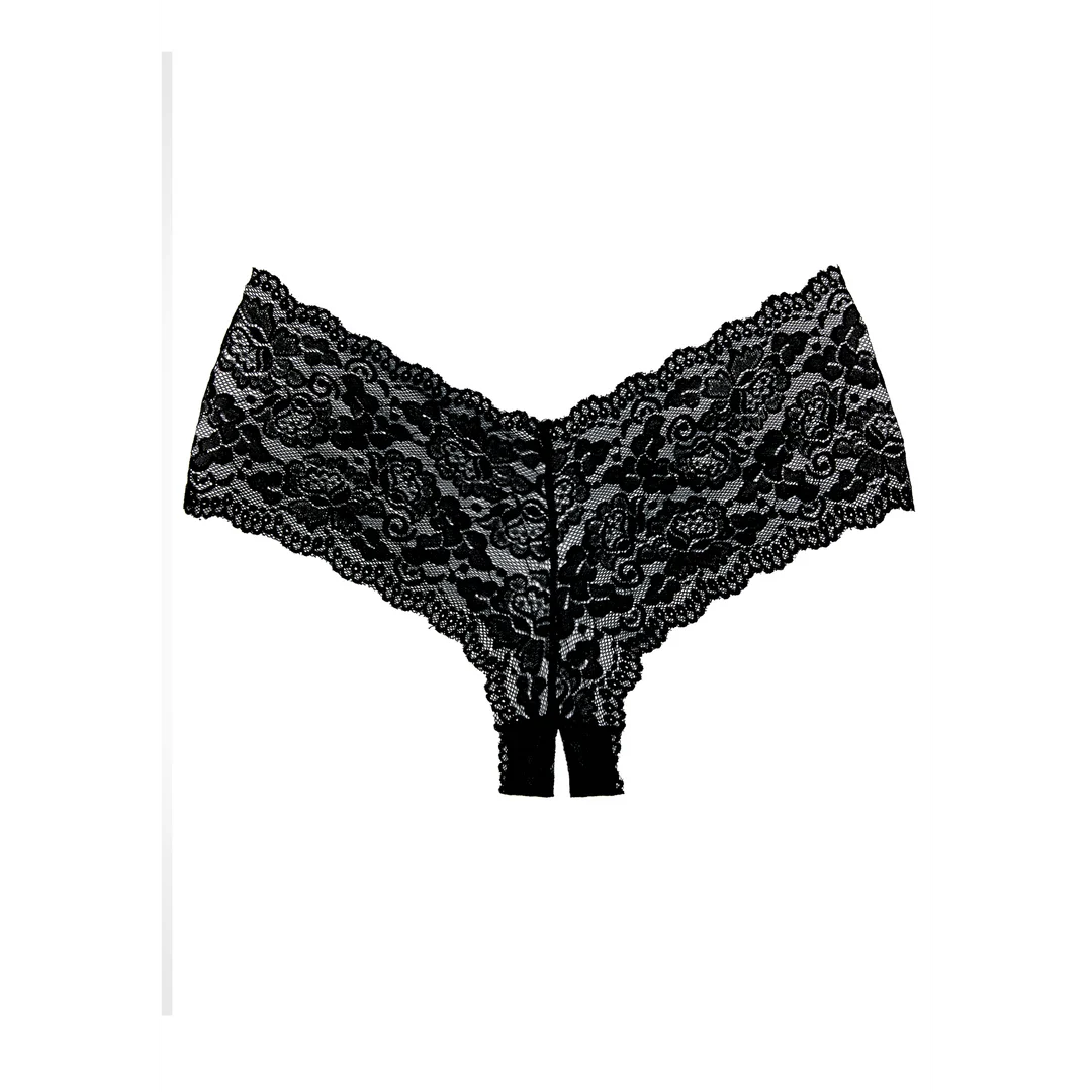 Culotte en dentelle sans entrejambe Candy Apple – Image 9