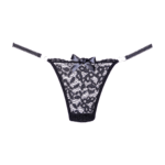 String noir Allure en dentelle – Image 2