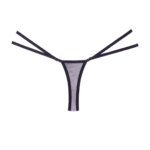 String noir Allure en dentelle et mesh – Image 3