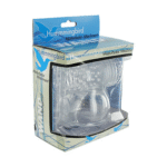 Embout de masturbation en forme de tube à picots doux pour stimulateur wand – Mastubator Aansluiting XR Brands