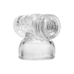 Embout de masturbation en forme de tube à picots doux pour stimulateur wand – Mastubator Aansluiting XR Brands – Image 2