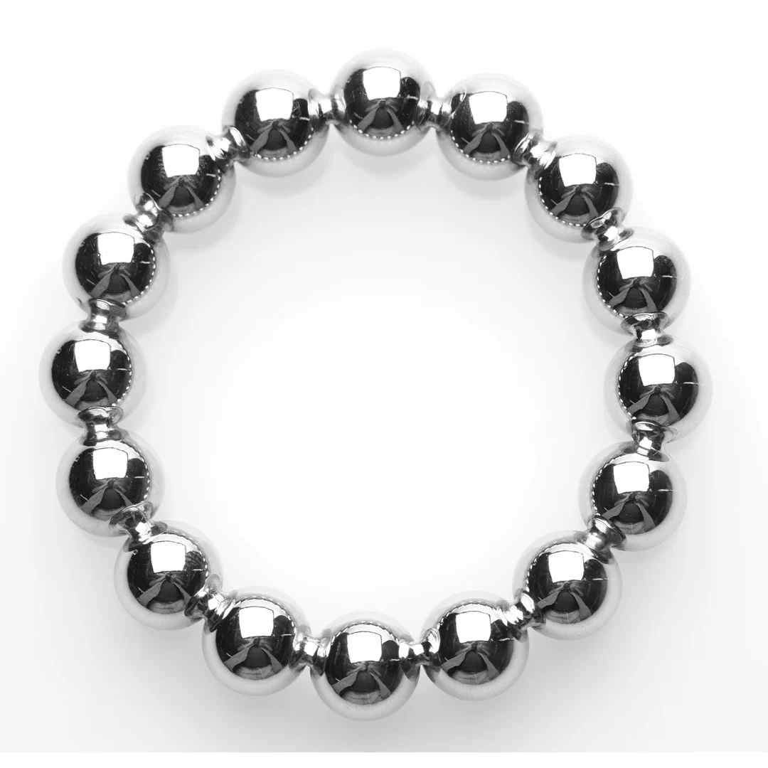 Anneau pénien non vibrant avec perles – M/L – Image 3
