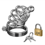 Cage de chasteté Asylum avec 6 anneaux – Image 4